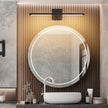 Tipace Hardwired Black Vanity Light Fixtures for Bathroom - 23.6 inch 360° Rotatable Modern Bathroom Light Fixture Over Mirror 5CCT LED Wall Sconce Lighting Fixture LED Vanity Lights Bar