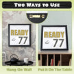 1 Pack T Shirt Display Frame, 11.3'' X 11.3'' Black Imitation Wood T Shirt Frame with 98% UV Protection Acrylic, 1