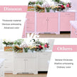 Dimoon 17.7''x78.7''Pink Peel and Stick Wallpaper Gothic Floral Wall Paper Contact Paper Closeout Renter Friendly Modern Self Adhesive(78.7''x17.7'', Pink Floral Textured)