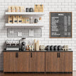 Heimlove 32 Inch Floating Shelves for Wall,White 9.3