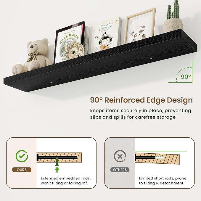 55in Floating Shelves for Wall, 55