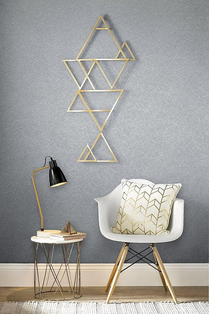 Safiyya 17.3 inch X 78.7 inch Peel and Stick Wallpaper Silver Grey Silk Wallpaper Textured Removable Wall Paper Embossed Self Adhesive Contact Paper for Walls Vinyl Rolls