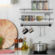 Floating Shelves for Wall, Wood Bookcases, Decor for Kitchen| Farmhouse| Bedroom| Laundry Room| Living Room| Bathroom, Hanging Storage - White