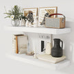 White Floating Shelves 36 Inch Long, 12 Inch Deep Floating Shelves for Wall, 36 x 12 Shelves for Wall Storage & Display, 2