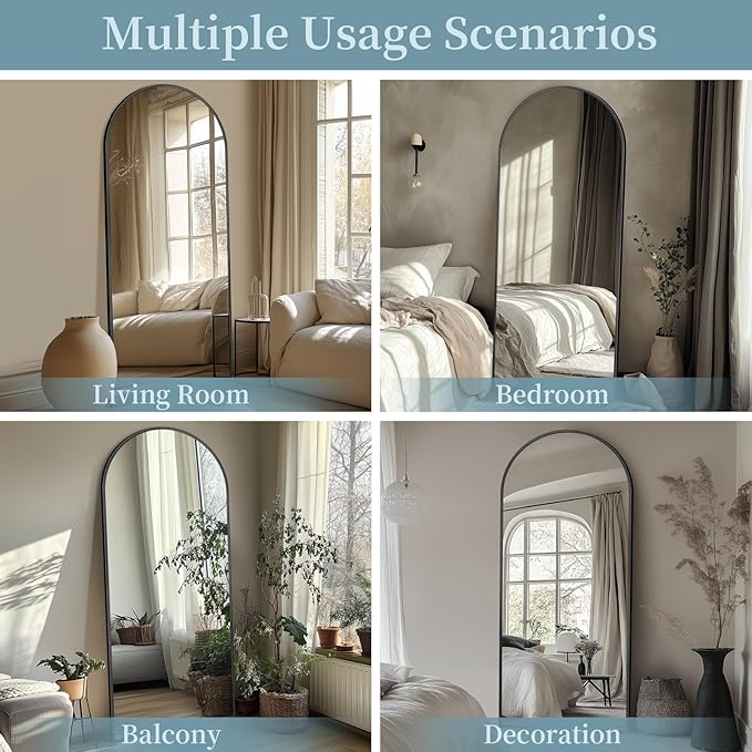 Full Length Mirror with Stand, 64