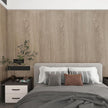 Light Brown Wood Wallpaper Peel and Stick Wood Grain Contact Paper Waterproof Removable Kitchen Cabinet Wallpaper 15.74