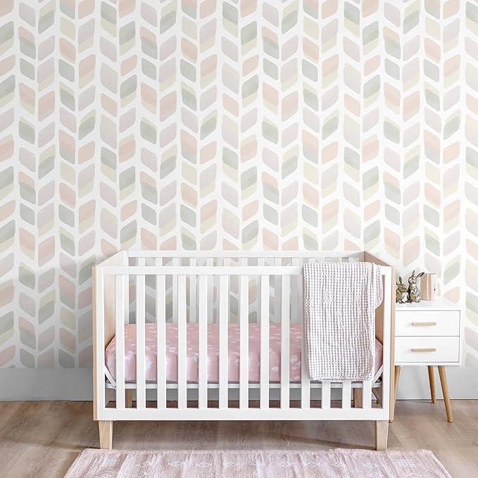 17.3in X32.8ft Boho Peel and Stick Wallpaper Pink Checkered Contact Paper Neutral Geometric Wall Paper Modern Self Adhesive Removable Wallpaper for Bathroom Kitchen Cabinet Waterproof Vinyl Roll