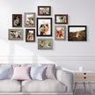LUCKYLIFE Picture Frames Collage Wall Decor 10-Pack, Gallery Wall Frame Set with 8x10 5x7 4x6 Frames in 3 Different Finishes