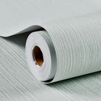 Haimin Grasscloth Wallpaper Textured 24in X 393in Fabric Contact Paper Textured Linen Peel and Stick Self-Adhesive Thick Vinyl Embossed Wallpaper
