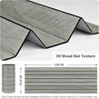 Grey Wood Wall Slat Panels Peel and Stick 3D Textured Fluted Wood Panels for Interior Wall Decor Self Adhesive Acoustic Wooden Paneling Sticker for Bedroom Studio TV Backgroud 23.6