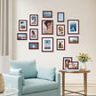 Vittanly 15 Pack Picture Frames Collage Wall Decor for Mounting or Tabletop Display, Gallery Frame Set for Family, Multi Sizes Including 3pcs 8x10, 6pcs 5x7, 6pcs 4x6, Cherry Red