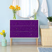 CHIHUT 15.7''x236'' Dark Purple Glitter Contact Paper Peel and Stick for Bedroom Walls Self Adhesive Sparkle Glitter Wallpaper Decorative Removable Purple Wallpaper Fabric Roll for Cabinet Shelf Liner