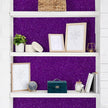 CHIHUT Dark Purple Glitter Wallpaper Stick and Peel for Bedroom Walls Glitter Self Adhesive Removable Wallpaper Sparkle Glitter Contact Paper Shiny Purple Fabric Roll for Cabinets Dresser 15.7''x100''