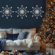 ZEXUIRU 3 Pack Silver Sunburst Wall Decor – Metal Crystal Wall Art with Sparkling Rhinestones, 14’’/18 Inch Starburst Wall Hanging Set for Living Room Bedroom Bathroom – Modern Bling Home Decorations