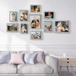 LUCKYLIFE Picture Frame Set 10-Pack, Gallery Wall Frame Collage with 8x10 5x7 4x6 Frames in Grey Finishes