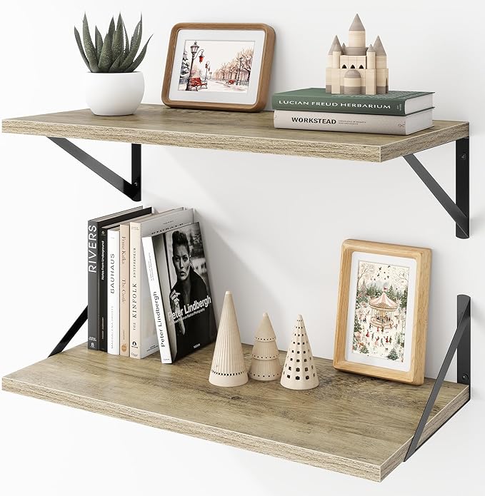 Deep Floating Shelves Wall Mounted, 24