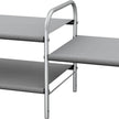 Simple Houseware 2-Tier Shoe Rack Storage Organizer, Grey