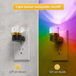 L LOHAS LED Night Light, Night Lights Plug into Wall, Color Changing Nursery Nightlight RGB with Dusk to Dawn Sensor, Nightlight Plug in Wall for Halloween, Christmas, Holiday, Hallway Bedroom Kids