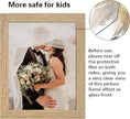 LUCKYLIFE Picture Frame Set 10-Pack, Gallery Wall Frame Collage with 8x10 5x7 4x6 Frames in Natural Woodgrain Finishes