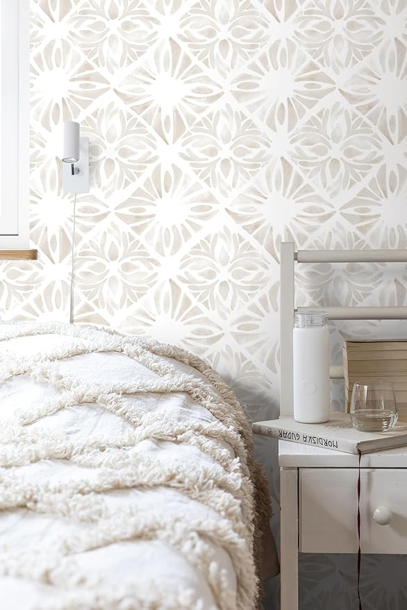 Geometric Peel and Stick Wallpaper Boho 197 