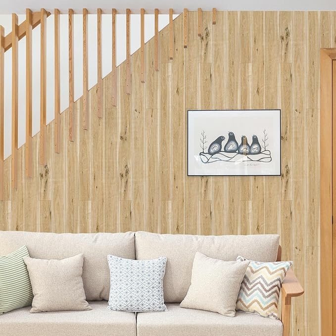 Yun-aeon Realistic Wood Peel and Stick Wallpaper 17.7