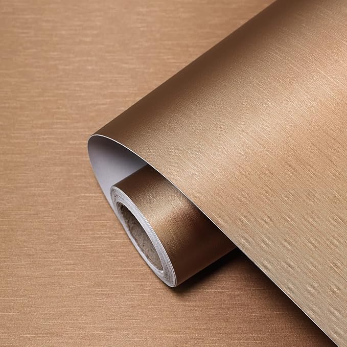 Stainless Steel Peel and Stick Wallpaper 15.7