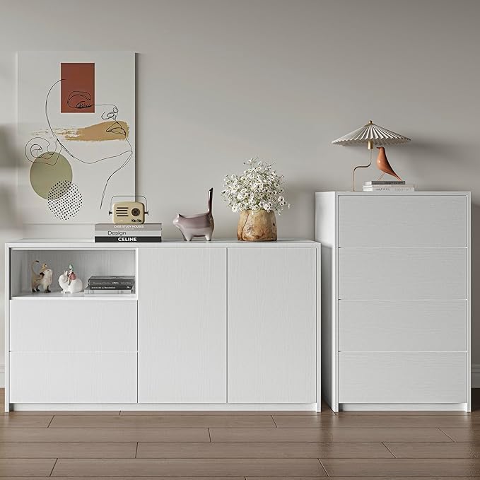 Abyssaly White Wood Paper Decorative Self-Adhesive Film for Furniture Real Wood Tactile Easy to Clean Perfectly Covers The Surface Without Passing Through The Primary Colors 11.8