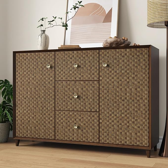 Dark Brown Rattan Wallpaper Peel and Stick Vintage Woven Contact Paper Vinyl Faux Cane Wallpaper Non-Textured Natural Rattan Contact Paper for Cabinets Shelf Liners Bathroom Walls 15.8
