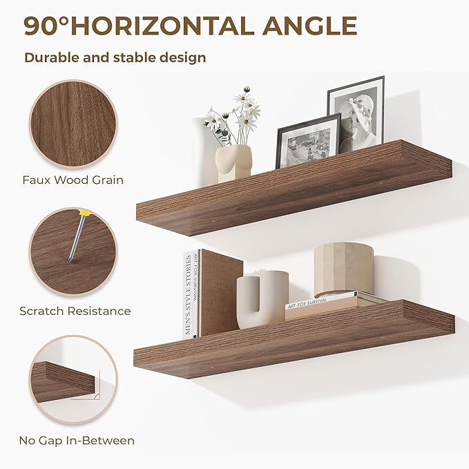 Dreamland 55 Inches Floating Shelves for Wall, 9.3