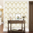 Vintage Symmetry Wallpaper Peel and Stick Beige Floral Wall Paper Boho 17.5