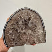 JIC Gem Agate Bookend(s) Black Bookshelf Decor geode bookends 1 Pair 3to 4 Lbs from Brazilian with Rubber Bumpers for Office and Home Decoration