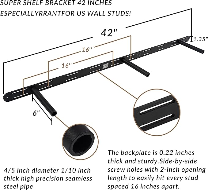 Floating Shelves 48 inch Long 8 