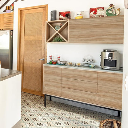 Sevalo 15.7inW 512inL Wood Contact Paper Wood Peel and Stick Wallpaper Light Wooden Look Grain Contact Paper for Cabinets and Drawers Self Adhesive Removable Wallpaper Natural Waterproof Vinyl
