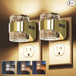L LOHAS LED 2 Pack 3CCT Night Lights Plug into Wall, 3000K/4000k/5000K Adjustable Color Temperature Night Light,Bubble Nightlight with Dusk to Dawn Sensor for Rooms Bathroom Hallway