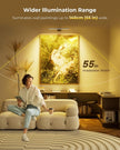 2 Pack Picture Light for Wall Rechargeable Art Light with Remote, 3 Colors & 5 Brightness Levels, 12000mAh Battery Operated Lights for Pictures,Painting,Gallery, Bedroom, Hallway, Frame, Living Room
