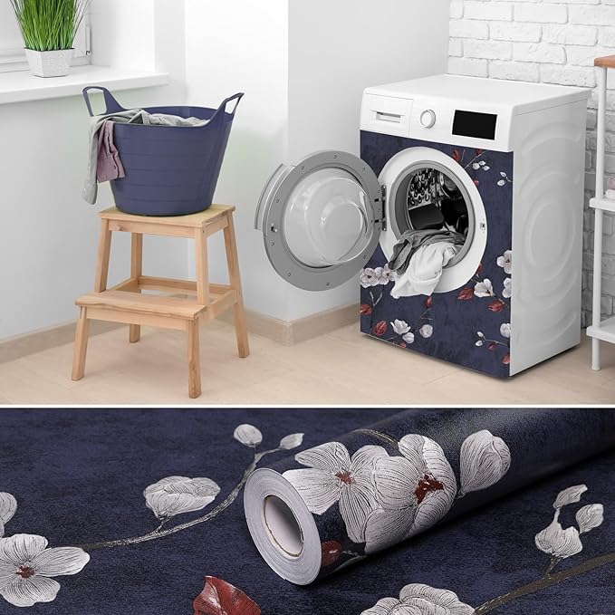 Floral Peel and Stick Wallpaper Flower Tree Contact Paper A Set of 17.5