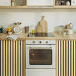 Wallpaper Peel and Stick Wood Grating Stripe Self-Adhesive Wallpaper Faux Wood Contact Paper Wood Slats Self Adhesive Wall Paper PVC Vinyl Film Removable Waterproof (Wood A, 17.3