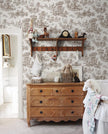 NextWall Chateau Toile Peel and Stick Wallpaper (Sable Brown)