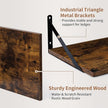Axeman Deep Floating Shelves for Wall, 16W x 12D Rustic Wood Wall Shelves Set of 2, 12 Inch Deep Large Floating Shelves for Decor & Storage, Hanging Shelves for Farmhouse Kitchen Bathroom Bedroom