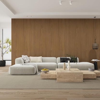 16"x118" Thickened Wood Grain Contact Paper Brown Peel and Stick Wallpaper Self Adhesive Wood Wallpapers Natural Removable Vinyl Wrap Wall Covering for Kitchen Cabintes Desks Shelf Countertops