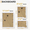 Vittanly 14 Pack Picture Frames Collage Wall Decor, Gallery Wall Frame Set with 2Pcs 11x14, 6Pcs 8x10 and 6Pcs 5x7 Photo Frames, Picture Frame Set for Wall Collage or Tabletop Display, White
