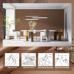 wishFIRE Brass Peel and Stick Wallpaper 15.7