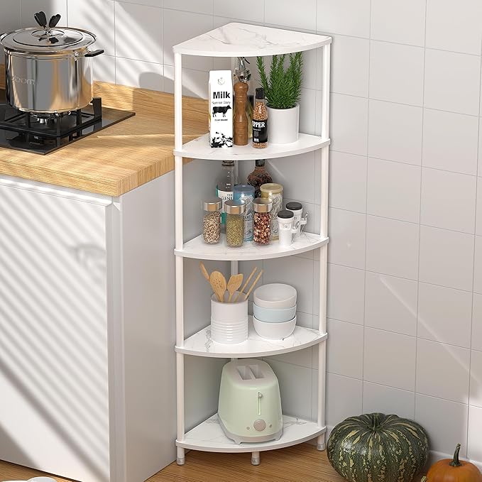 5 Tier Corner Shelf Stand, 44.1