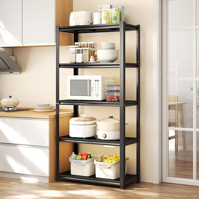 Kitchen Storage Shelves Island with Narrow Space, 78