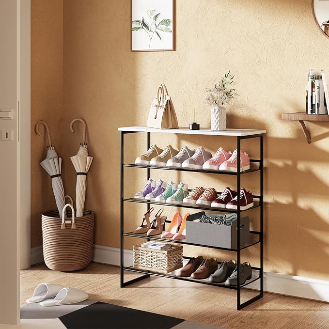 Garden 4 you Shoe Rack for Entryway 5 Tiers 11.8