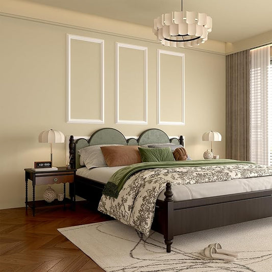 SmartStandard Pre-Cut Wall Molding Kit, 6-Frame Wainscoting Panels for Interior Wall Moulding Decor, Ready to Assemble Accent Panel