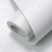 White Silk Wallpaper Embossed Peel and Stick Wallpaper A Set of 17.7 inch X 300 inch Textured Self-Adhesive Removable Contact Paper Waterproof Vinyl Roll for Bedroom Cabinet Furniture