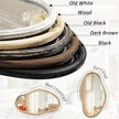 JJUUYOU Irregular Mirrors for Wall Asymmetrical Bathroom Mirror 30