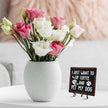Coffee Sign Desk Decor, I Just Want To Sip Coffee And Pet My Dog Sign With Iron Stand, Wood Plaque Gifts For Dog Lovers, Farmhouse Cafe Desk Shelf Decoration -53