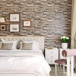 Yancorp 32.8ft Peel and Stick Wallpaper Stone Brick Wallpaper Self-Adhesive Backsplash Decorative Wallpaper Wall Covering